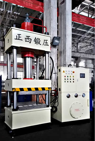 江蘇徐州客戶定制的160噸四柱液壓機，由液壓機供應商成都正西液壓機圓滿交貨，祝賀！